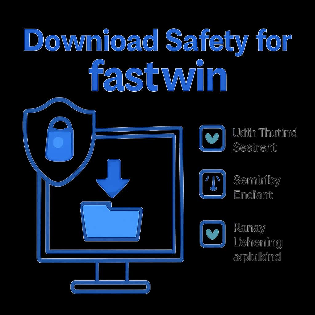 An educational diagram about Download Safety for fastwin.