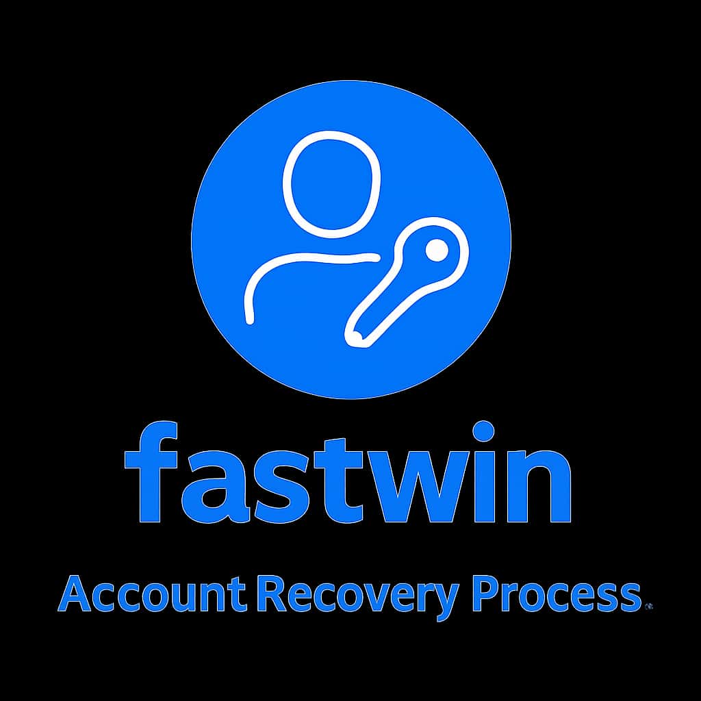 A badge symbolizing the fastwin Account Recovery Process.