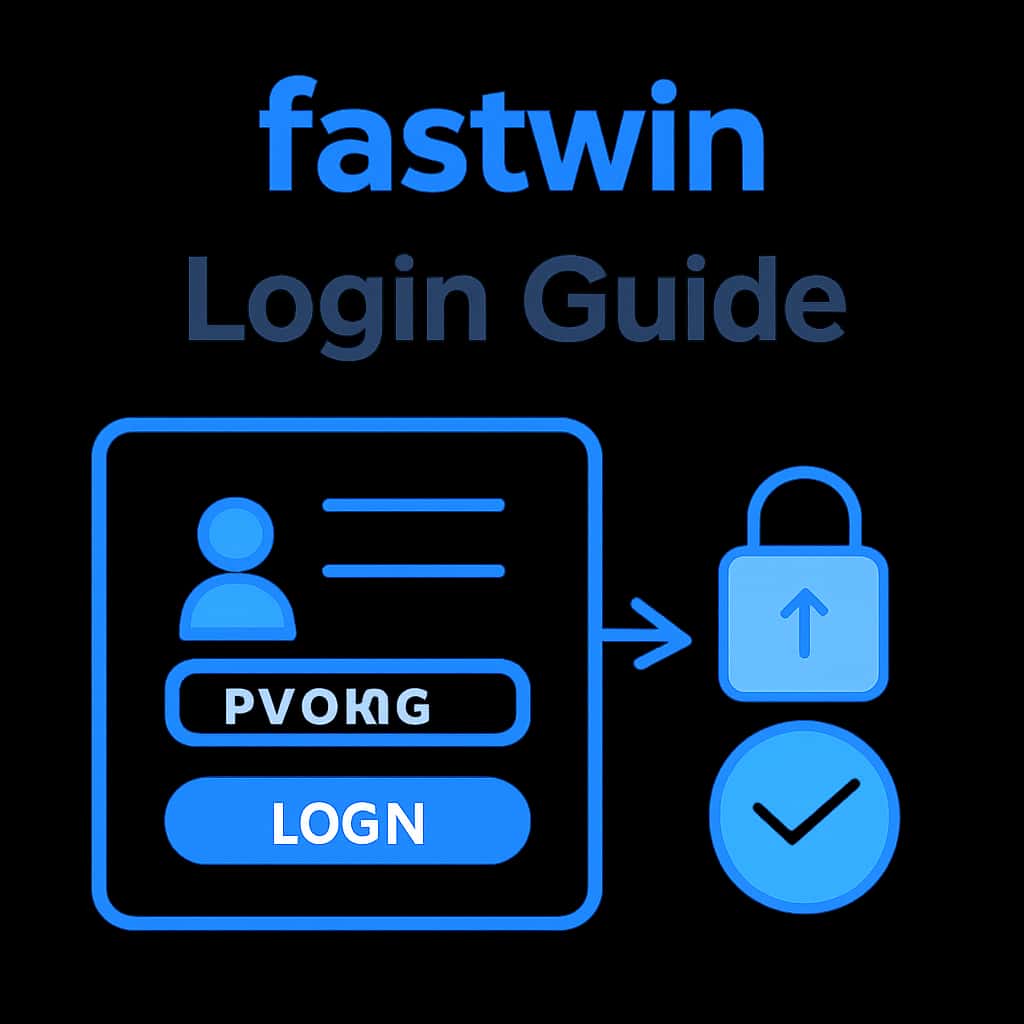 Diagram illustrating steps for fastwin login process.