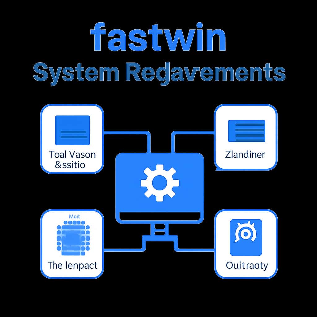 An illustration clarifying fastwin System Requirements.