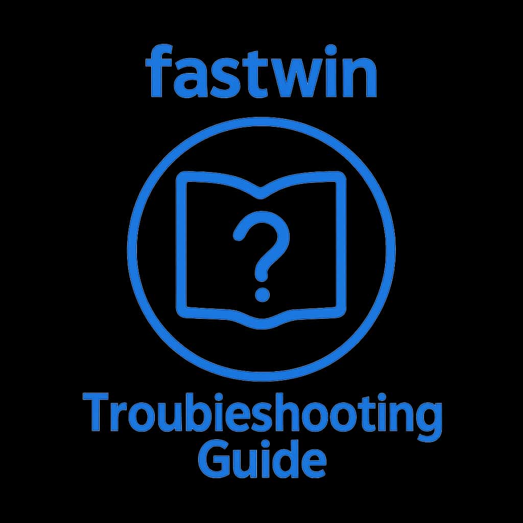 An icon representing the fastwin Troubleshooting Guide.